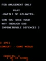 Battle of Atlantis (set 1) - Screen 1