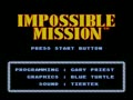 Impossible Mission (Euro, Prototype) - Screen 4