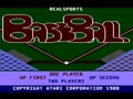 RealSports Baseball (NTSC) - Screen 1