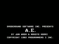 A.E. (Prototype) - Screen 1