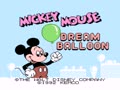 Mickey Mouse - Dream Balloon (USA, Prototype) - Screen 1