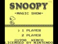 Snoopy - Magic Show (Jpn)