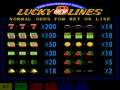 New Lucky 8 Lines (set 1, W-4) - Screen 1
