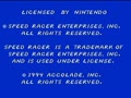 Speed Racer in My Most Dangerous Adventures (USA) - Screen 1
