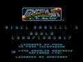 Nigel Mansell's World Championship Racing (Ger) - Screen 1