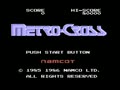 Metro-Cross (Jpn) - Screen 1