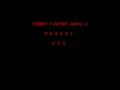 Street Fighter Alpha 2 (USA 960430) - Screen 1