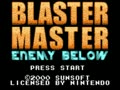 Blaster Master - Enemy Below (Euro, USA) - Screen 5