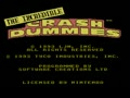 The Incredible Crash Dummies (Euro) - Screen 1