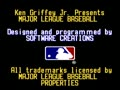 Ken Griffey Jr. Presents Major League Baseball (USA, Rev. A?) - Screen 1