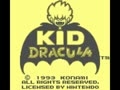 Kid Dracula (Euro, USA) - Screen 2