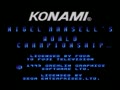 Nigel Mansell's World Championship Racing (Euro) - Screen 1