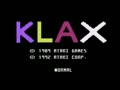 Klax (NTSC, Prototype) - Screen 2