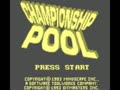 Championship Pool (USA) - Screen 2