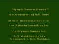 Olympic Summer Games (USA) - Screen 1