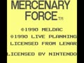 Mercenary Force (Euro, USA) - Screen 2