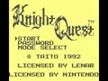 Knight Quest (USA) - Screen 2