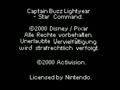 Captain Buzz Lightyear - Star Command (Ger) - Screen 1