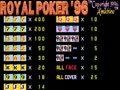 Royal Poker '96 (set 2) - Screen 4