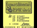 Boomer's Adventure in ASMIK World (USA)