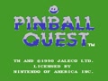 Pinball Quest (USA) - Screen 1