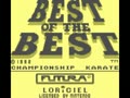Best of the Best - Championship Karate (Euro)