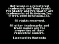 Tony Hawk's Pro Skater (Euro, USA) - Screen 1