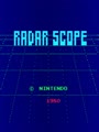 Radar Scope - Screen 2