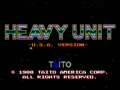 Heavy Unit -U.S.A. Version- (US) - Screen 1