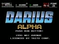 Darius Alpha (Japan) - Screen 1