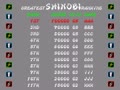 Shinobi (set 4, System 16B, MC-8123B 317-0054) - Screen 4