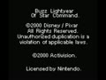 Buzz Lightyear of Star Command (Euro, USA) - Screen 1