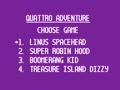 Quattro Adventure (Aladdin Deck Enhancer & regular cart) (USA) - Screen 1