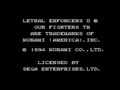 Lethal Enforcers II - Gun Fighters (USA) - Screen 1