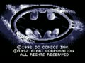 Batman Returns (Euro, USA) - Screen 2