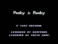 Pocky & Rocky (Euro) - Screen 1