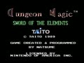 Dungeon Magic - Sword of the Elements (USA) - Screen 1
