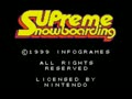 Supreme Snowboarding (Euro) - Screen 1