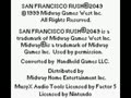 San Francisco Rush 2049 (Euro, USA) - Screen 1