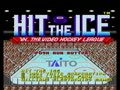 Hit the Ice - VHL - The Official Video Hockey League (Japan) - Screen 1