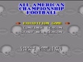 All-American Championship Football (Euro) - Screen 2