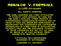 Ronaldo V-Football (Euro) - Screen 1