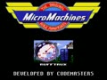 Micro Machines (Euro, USA, Alt 2) - Screen 5