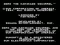 Zero the Kamikaze Squirrel (Euro, Rev. A) - Screen 1