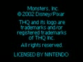 Monsters, Inc. (Euro, Rev. A) - Screen 1