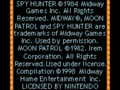 Arcade Hits - Moon Patrol & Spy Hunter (Euro, USA) - Screen 1