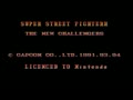 Super Street Fighter II - The New Challengers (Euro) - Screen 1