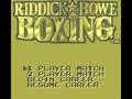 Riddick Bowe Boxing (USA)