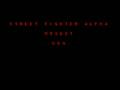 Street Fighter Alpha: Warriors' Dreams (USA 950627) - Screen 1