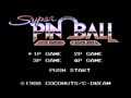 Super Pinball (Jpn, Prototype) - Screen 1